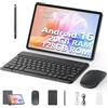 SVITOO Tablet, 10 Pollici, Android 16 con Tastiera, Penna, Custodia e Mouse, 20 GB RAM+128 GB ROM, Octa-core, 1280 x 800 HD, 6600 mAh (con NTC), Widevine L1, 8 MP+2 MP, 2,4 G+5 G, WiFi, GPS (Grigio)