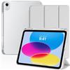 TiMOVO Cover Custodia per iPad A16 11"/10 Gen 10,9", Grigio Albicocca