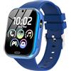CATGIFF Orologio Smartwatch per Bambini, Telefono Intelligente per Ragazza Ragazzo con 19 Giochi, Contapassi, Musica, Fotocamera, SOS, Torcia, Sveglia Regalo Smartwatch per Bambino 4-12 Regalo (Blu scuro)