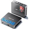 GEEKOM Mini PC Air12 Lite con Intel N-95 (3.4GHz)| 8GB RAM e 256GB SSD| Windows 11 Pronto all'Uso - Connettività totale: 6xUSB + RS-232| Dual Display 4K@60Hz - Silenzioso, Compatto, Professionale