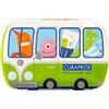 Curaprox Set da viaggio Kids-Spazzolino, dentifricio e scovolini | Filamenti Curen ® ultra morbidi | Set da viaggio compatto per bambini (verde) | Prodotto in Svizzera