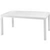 Tavolo da Giardino 160,5x94,5x74,5 cm in Resina Keter Melody Bianco