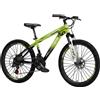 Bicicletta per Ragazzi 24 Predator Cambio Shimano Tourney TZ 21V Verde