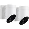 Somfy 1875340 - Telecamera da esterno antracite, set di 2 telecamere di sorveglianza Wi-Fi da esterno con rilevamento intelligente, 1080p Full HD, sirena da 110 dB, possibile collegare alla lampada