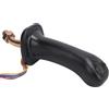 ZDETGU Joystick per Escavatore 2 Pezzi Maniglie 3 Pulsanti Lega di Alluminio ABS Nero per Doosan DH DX150 DX215 DX225 DX300 DX370 9C Compatibile con Escavatore