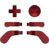 Ceozon Replacement Back Paddles 6 pcs Metal Stainless Steel Trigger Locks D Pads Direction Keys for Xbox One Elite Controller Series 2 Xbox One Elite Accessories (Red)