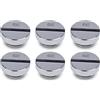 ALPHACOOL Vite di bloccaggio Alphacool ghiacciolo 18x9.5mm 6pz Cromo [17623]