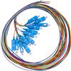 Link Set cavi Pigtail fibra ottica Link LKSC12PTS Connettori SC Simplex Monomodale 2m Multicolore 12pz [LKSC12PTS]