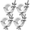 Behogan 4 morsetti per traverse, 25-30 mm Truss O Clamp Half Coupler, morsetto per illuminazione palcoscenico, ganci per traverse, accessori di illuminazione per luci da palcoscenico mobili