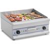 Royal Catering - RCG 60 - Plancha elettrica doppia - 60 cm - 220 V - 2 x 3200 W - superficie piatta - spedizione gratuita