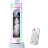 Generico Ventilatore a torre Ventilatore a colonna oscillante silenzioso con serbatoio 'acqua 6 livelli di velocità