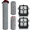 JYAILIFES Set di 5 accessori per Roborock Dyad Pro/Dyad Pro Combo, 3 rulli per spazzole, 2 filtri HEPA