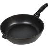 RISOLI' Risoli Padella Alta in Alluminio pressofuso con Manico in bakelite, Linea Black Plus (Ø 24 cm)