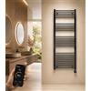 anapont Radiatore elettrico da bagno ANA-TIME WiFi con regolazione della temperatura ambiente, 1475 h x 600 l, funzione timer, riscaldamento da bagno elettrico, prodotto in Germania