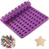Ktxaby 112 stampi in silicone 3D a forma di mini stella, 30 x 20 cm, a forma di piccola stella, per cioccolatini, caramelle e biscotti, per addestrare i cani, patatine fritte, biscotti (viola)