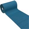 emmevi Tappeto Cucina Tinta Unita Striato Bordato Assorbente Passatoia Casa Antiscivolo 54x240 Cm Blu