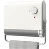 Sandrem Stufe Elettriche 1200W Portatile Termoventilatore Riscaldatore a Parete Silenzioso-Basso Consumo Energetico-oscillazione di 30°-3 Livelli di Temperatura Per Bagno Camere Ufficio