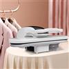 Sindipanda Pressa a vapore intelligente 2200 W digitale pressa a vapore con touch screen, 5 modalità (nylon, seta, lana, cotone, lino), 4 minuti di riscaldamento (bianco)