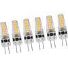 Akozon Lampadina LED G4 Dimmerabile con Attacco Bi Pin 10 Pezzi, 2W Bianco 2700K CA 12-24V - Lampadari e Plafoniere di Ricambio per Lampadine LED