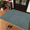Odot Zerbino Antiscivolo, Stile Retrò Blu Zerbino Ingresso Esterno con Fondo in Gomma, Tappeto Luffa in PVC Interno Esterno, Tappeto Ingresso Interno Lavabile per Terrazza (A quadretti,60x90cm)
