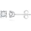 GW Moissanite Orecchini Donna e Uomo Argento 925 e Oro 18 Carati Placcato Acciaio Chirurgico Diamante 4mm e 5mm