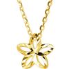 Tolldek Collana in oro giallo 750, con ciondolo a forma di stella, da donna, in oro 18 carati, da donna, in vero oro, 50 cm, Oro giallo 18 carati (750), Senza zirconi