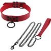 EUPSIIU Girocollo in Pelle Punk, Collana Rock, Collane Strette al Collo Elegant, Vintage Girocollo, Choker Punk, Collana Girocollo Gotica Uomo Donna, per Feste di Halloween Cosplay