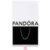 PANDORA Collana con cuore placcata in oro 14k, 45