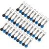 TOYANDONA Connettore Giallo Space Bean in Acciaio Inossidabile per Pesca Accessorio Resistente Facile da Sostituire per Attrezzatura da Pesca in Acqua Veloce e Profonda