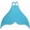rockible Monopinna Sirena Silicone Nuoto Monopinna Pinnetta Attrezzo Allenamento Materiale Silicone Elastico per Copertura Completa E Comfort Durante La , Azzurro Lago , L