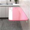 Generic XJBTBA Tavolo Pieghevole a Parete - Scrivania Pieghevole salvaspazio per Lavanderia, Ufficio, Cucina, Garage e Bar - Ripiano Pieghevole Versatile (Bianco, 80x50 cm)