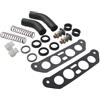 BUDZAVHIC 340975 Kit termostato con Tubi Flessibili per Motori fuoribordo J-hnson E-inrude V4 85 88 90 100 115 140 HP 340976 5005440 18-3673