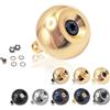 Marchfunny Manopola per mulinelli DAIWA compatibile con serie di mulinelli SETLLA per FUEGO Soare Sephia Certate Airity Luviyas Emeraldas (oro blu)