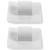 OFFIGAM 2 Pezzi Fibbia Fissa Motore per Kayak, Supporto Motore Kayak per Barca Gonfiabile, PVC, Bordi Lisci, Accessorio per Macchina Fuoribordo