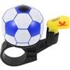 Alipis Campanello Resistente a Forma e Calcio per Pallone Bicicletta in Lega di Alluminio Compatto, per Mountain Bike e Ciclismo Urbano
