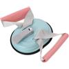 Mikikit Sit Up Bar Foot Holder, Abdominal Curl Assist, Gomma Ferro Schiuma, Rope Strap, per Allenamento Addominali, Uso Domestico Indoor