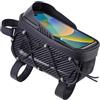 Generic Bike Top Tube Bag - Borsa da per smartphone da 19,8 x 9,94 x 13,5 cm