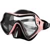 Ysyqkn Occhialini da Nuoto Occhiali Nuoto Maschera Immersione Visore Snorkeling con Lenti Ampie Antinebbia Montatura Pc E Silicone Tenuta Stabile Senza , Trasparente Rosa , Maschera Da Sub