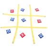 Generic Gioco di Lancio del Sacchetto di Fagioli Set Completo Versatile per Eventi di Campeggio 1,2x1,2 M con 10 Sacchetti di Fagioli Colorati