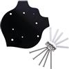 Limtula Scopo Supporto per Spade Montato a Parete Espositore in Acrilico Trasparente per Collezione Arti Marziali Supporto a Parete