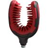 Baoblaze Portacanna da Pesca Reggicanna Supporto Sostegno Testa Inserto in Gomma Presa Anti Scivolo Attacco Filettato Solido per Picchetto O Treppiede in PVC , Rosso