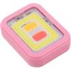 OSALADI Torcia Frontale Clip On per Running Notturno, Luce LED Ricaricabile 600mah, ABS, Rosa, modalità di Illuminazione, per Ciclismo e Pesca, per Uomini e Donne