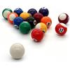 WARMWOO Set di palline da biliardo da 38 mm, accessori per tavoli da biliardo americani, palline da biliardo in resina intercambiabili, palline da biliardo di dimensioni standard, per sale e club