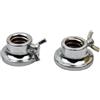 Genérico Blocco per barra clip barre 25 mm, ricambio morsetto vite ferro | 2 morsetti per manubri, sollevamento pesi, allenamento fitness standard, sport