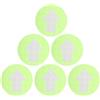 SWOOMEY 6 Pezzi Marcatori Riflettenti a Freccia in PVC per Indicazione Direzione in Aree Campeggio e Scale, Adesivi Luminosi Verde Chiaro