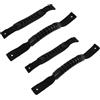 ifundom 4 Pezzi Maniglia per Trasporto Kayak in Nylon e PVC Resistente all'Usura Design Doppio Manico Piatta e Tonda, Portatile per Canoa e Surfboard Uso Outdoor e Riva