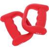 Homoyoyo Manubri Ergonomici da 0,5kg Rossi a Forma in Plastica 2 Pezzi Pesi Portatili Resistenti All'usura per Esercizi di Fitness e Allenamento di Resistenza