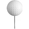 Qianly Golf Tee Marker Segnamazza Palla Segnaposto Perno in E Acciaio Inossidabile con Sfera Testurizzata Facile da Vedere E Base Stabile Organizzazione Del, Oro