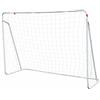 MotiveTech Porta da Calcio Portatile Retr Porta Calcio Richiudibile Obiettivo Allenamento Struttura in Acciaio Pronta All'uso E Stabile Adatta a Training Tecnico, 182x122x61cm