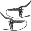 POAYUEWR Bici Bicicletta Pieghevole 4 Pistoni Spegnimento Idraulico Freno a Disco Freni a Pressione Olio 950mm 1850mm Quattro Pistoni(Black 1Pair Lever)